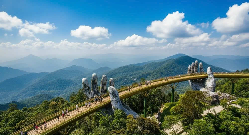 Danang's Golden Bridge